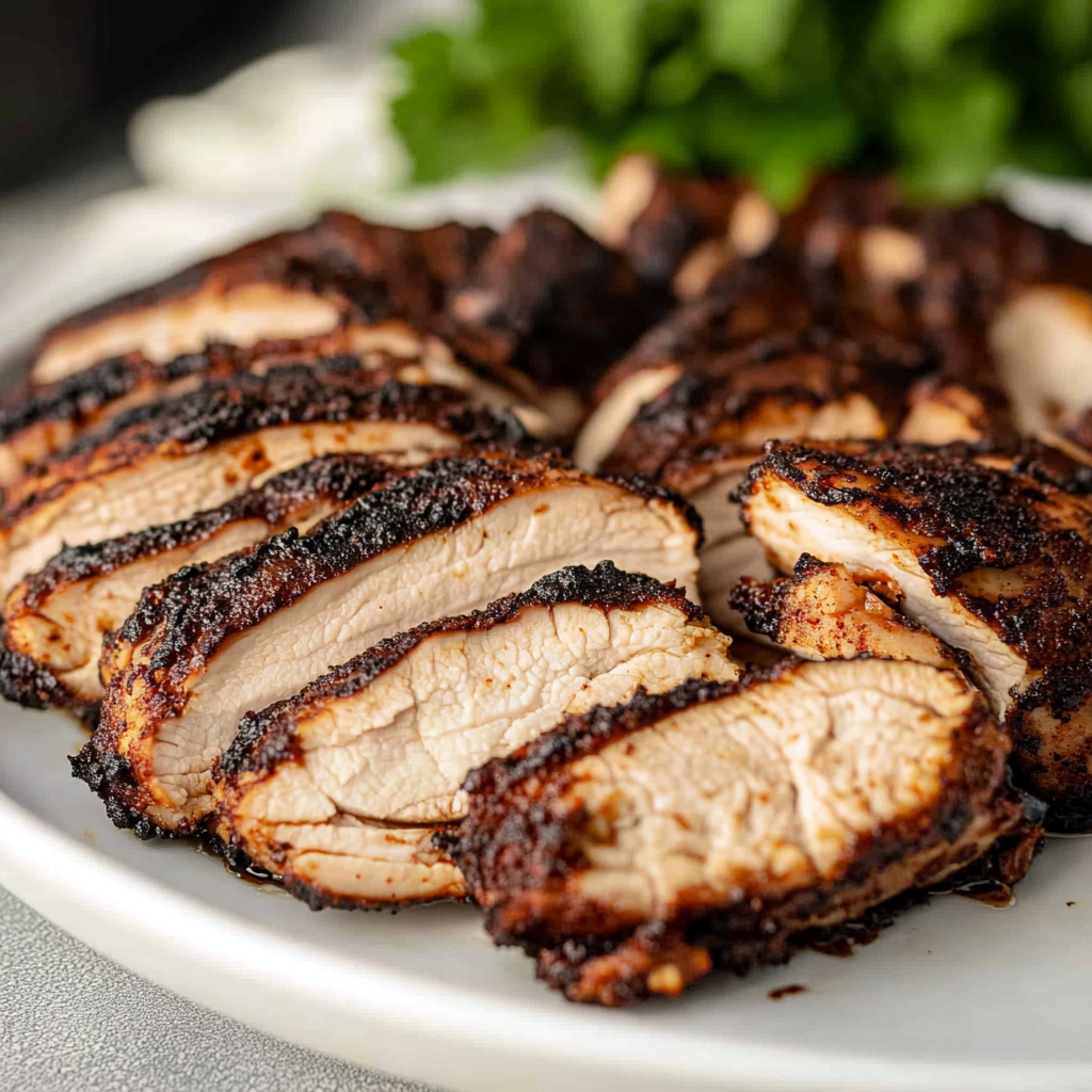 Recipe preparation for cajun blackened chicken