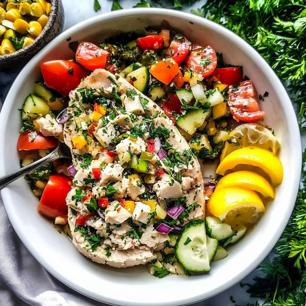 Recipe preparation for mediterranean tuna salad