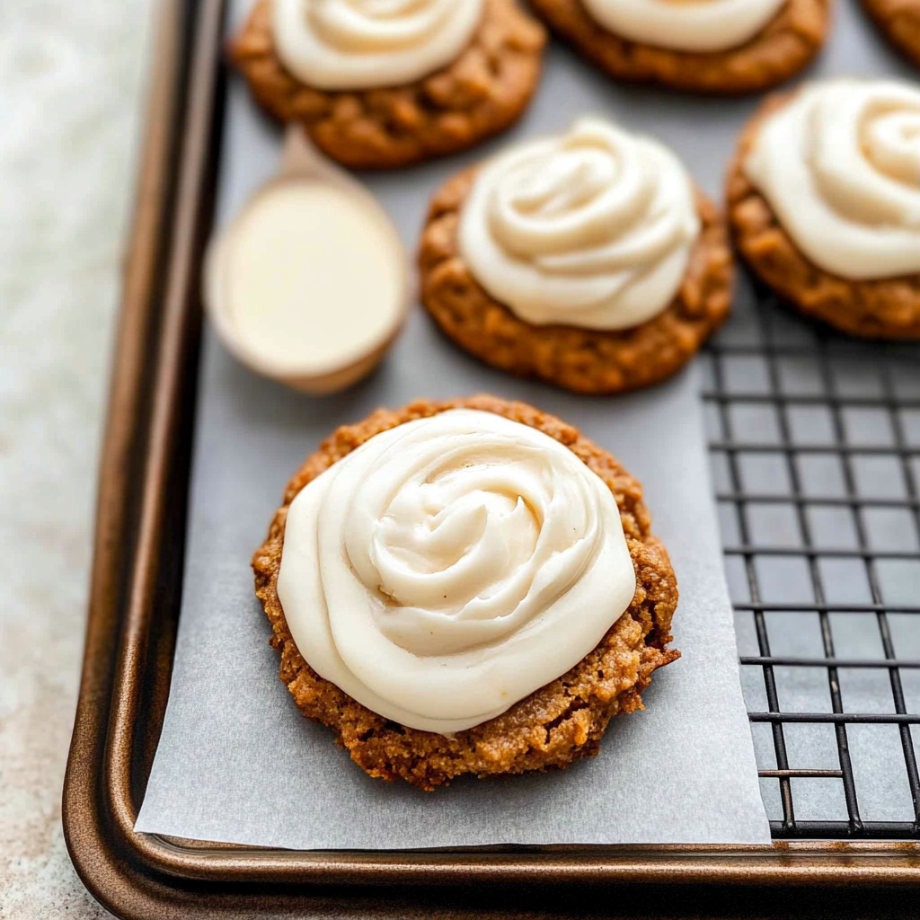 Recipe preparation for Carrot Cake Cookies
