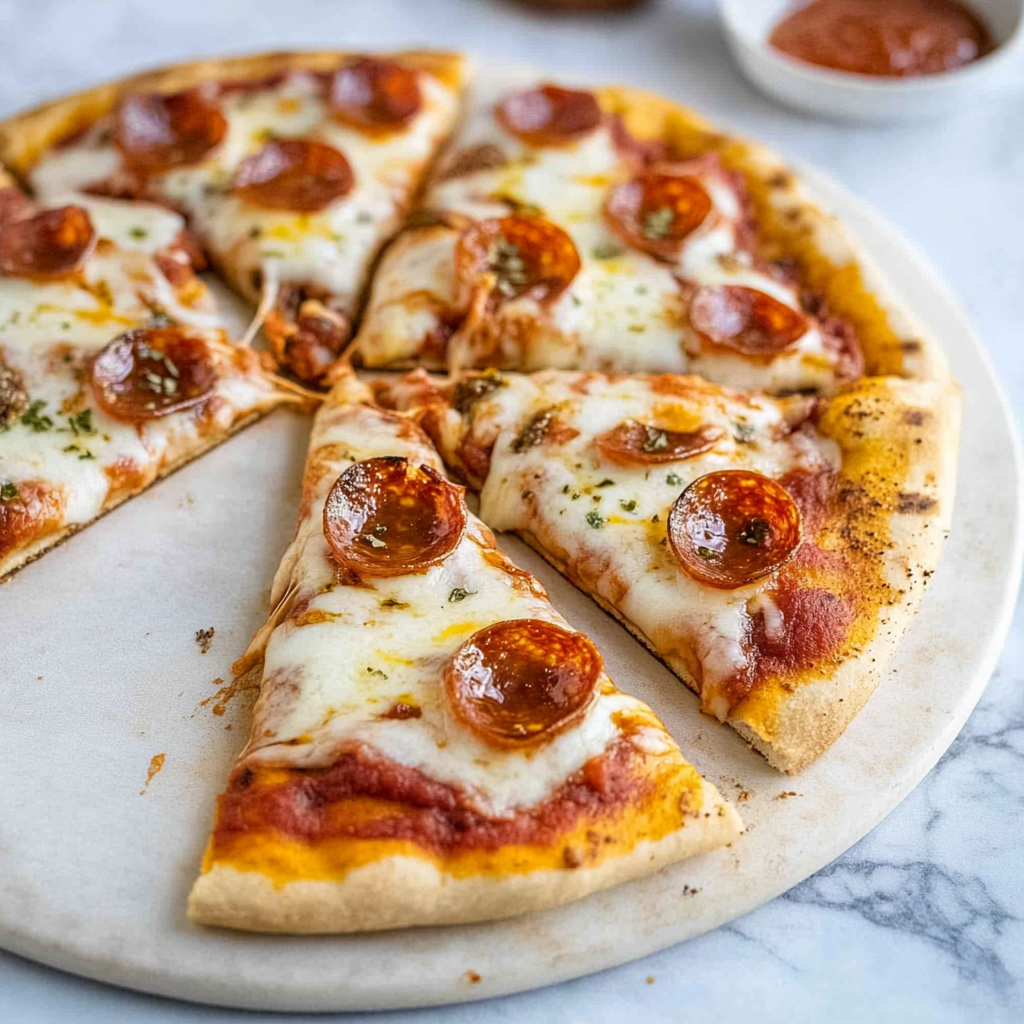 Recipe preparation for high protein pizza