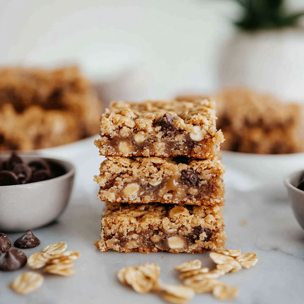 Recipe preparation for oatmeal cookie bars