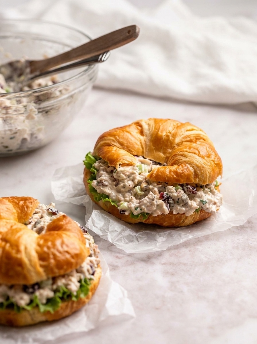 Favorite Chicken Salad Croissant Sandwiches