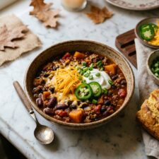 Hearty Pumpkin Chili