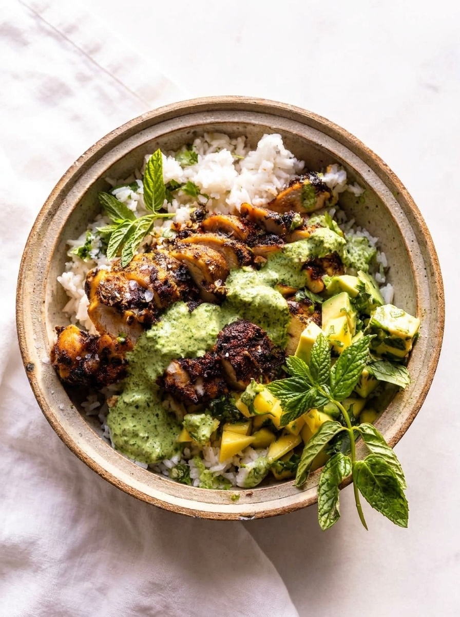 Peruvian Chicken with Creamy Green Sauce for Family Meals