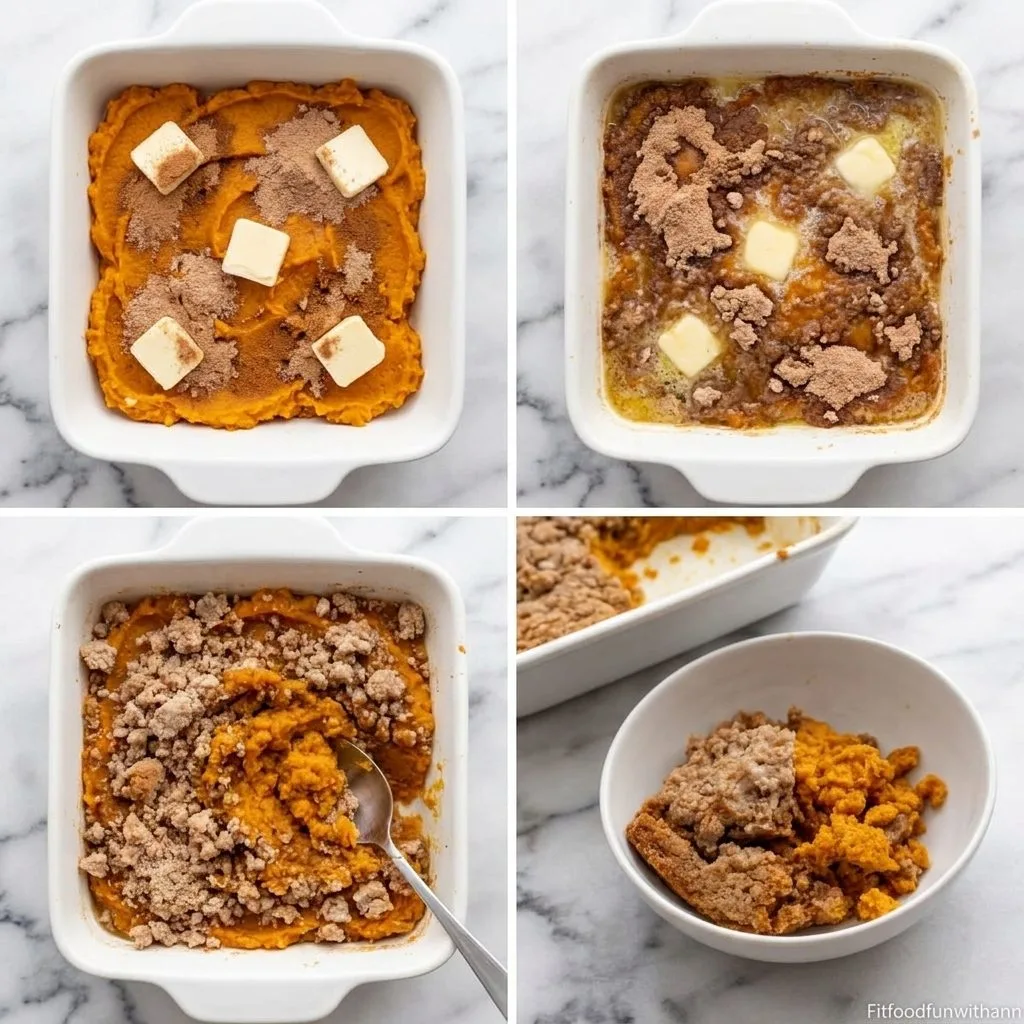 Step 2 — 7-Ingredient Pumpkin Dump Cake (No Pie Crust!)