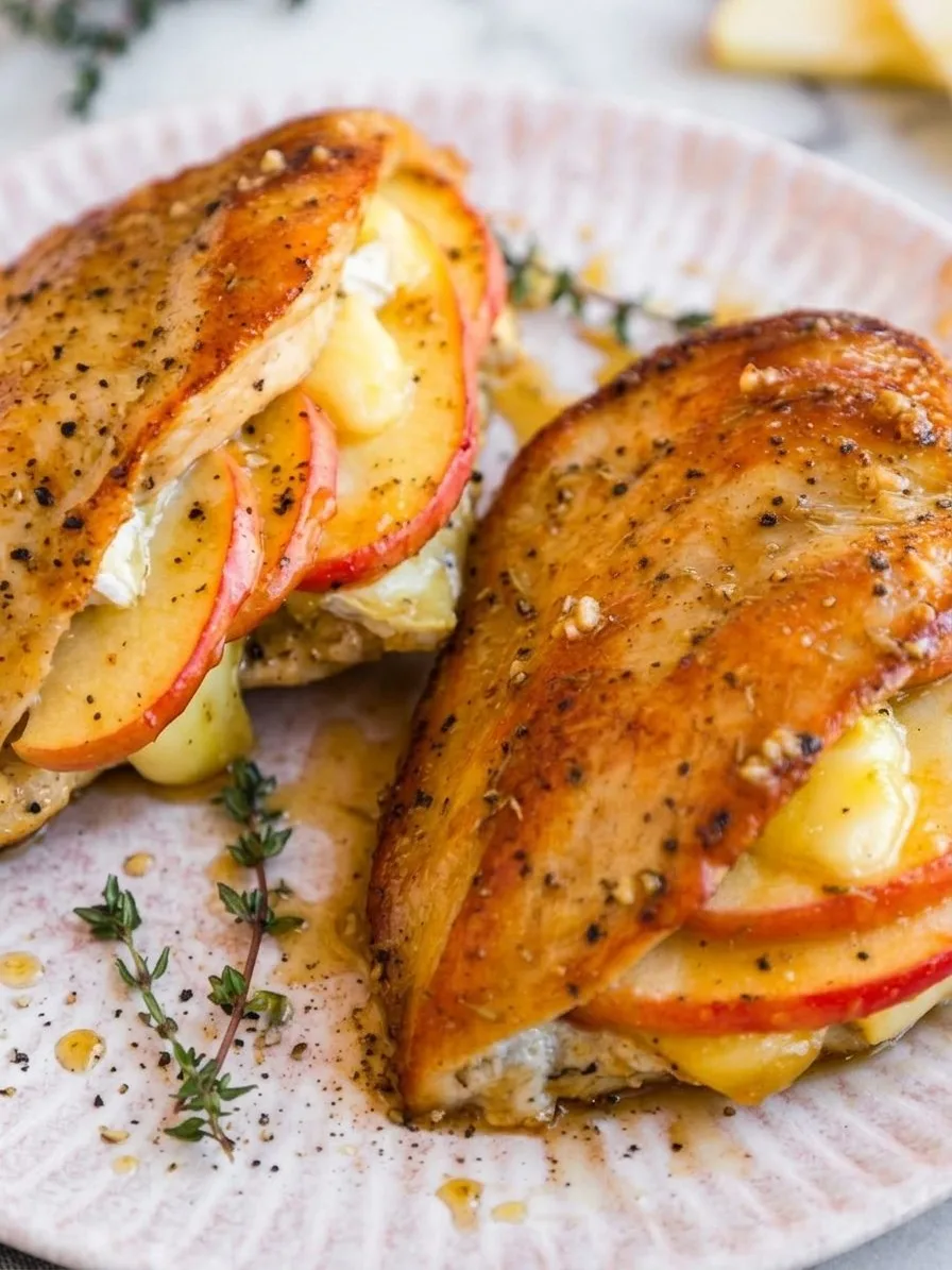 Apple and Brie Stuffed Chicken