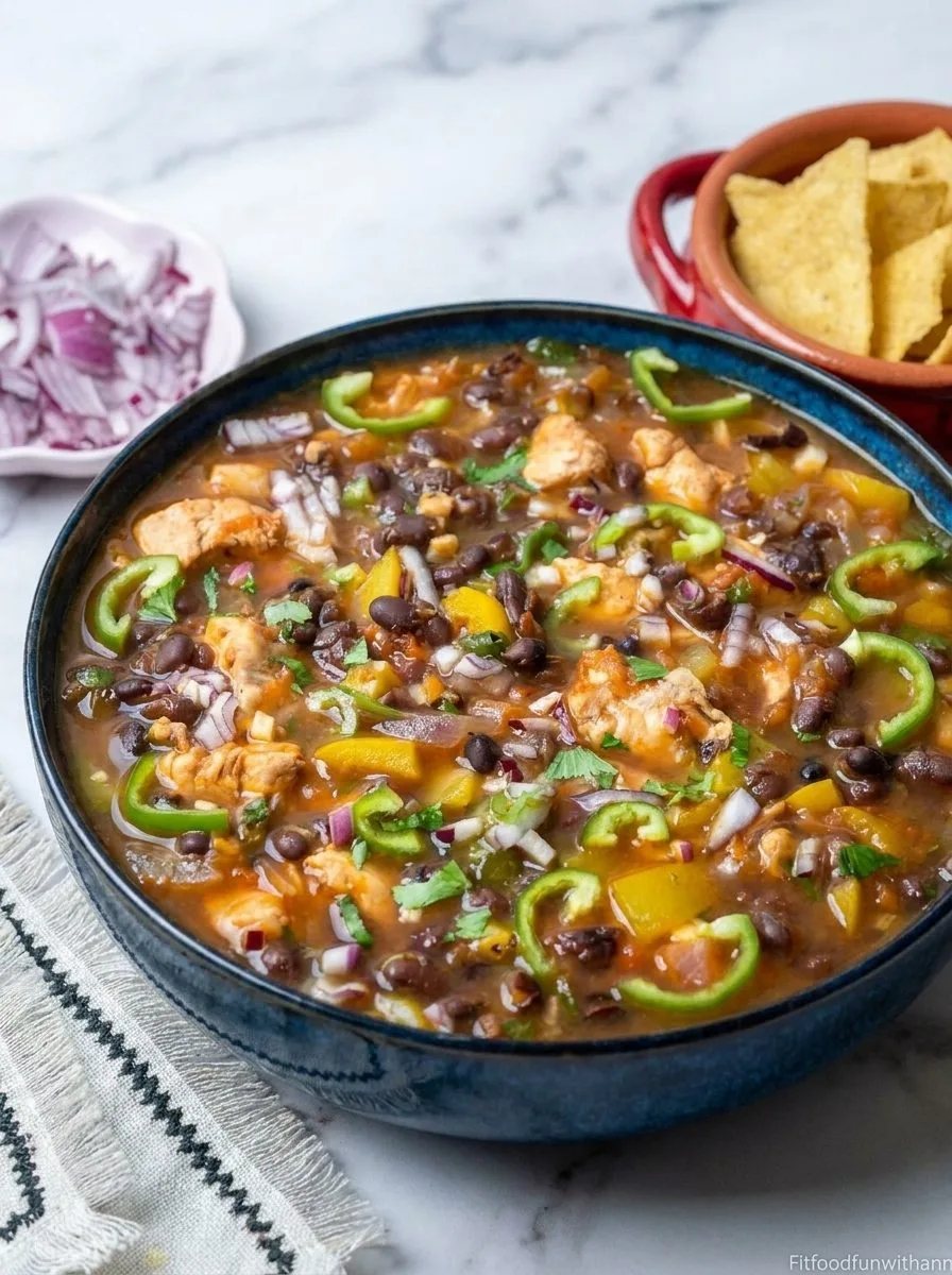 Step 3 — Black Bean Chicken Soup