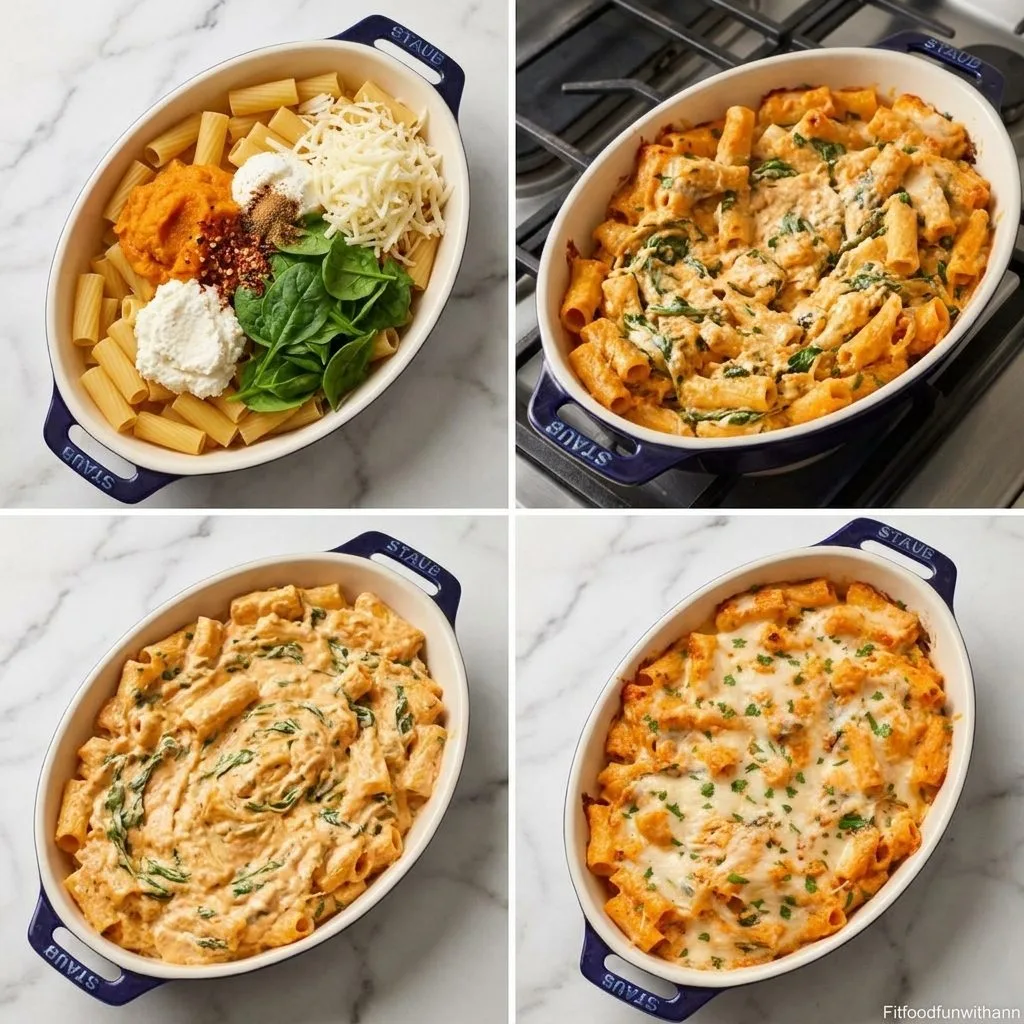 Step 2 — Cheesy Pumpkin Ricotta Pasta Bake