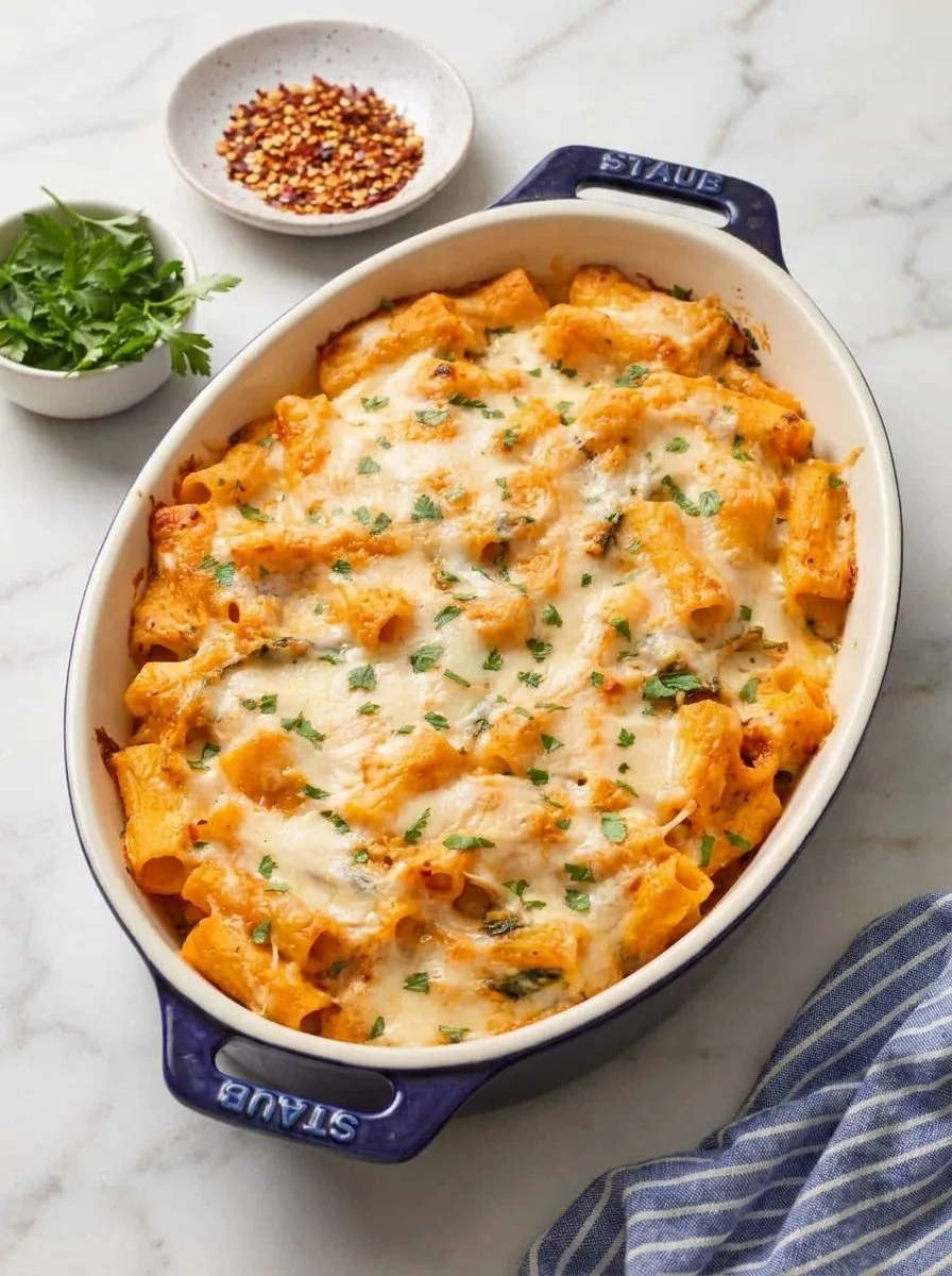 Step 3 — Cheesy Pumpkin Ricotta Pasta Bake