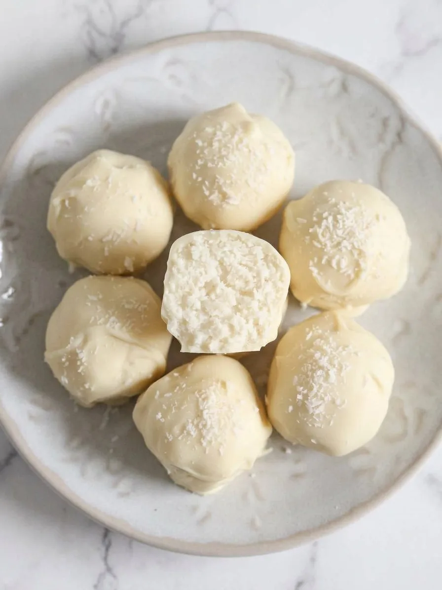 Coconut Snowball Truffles