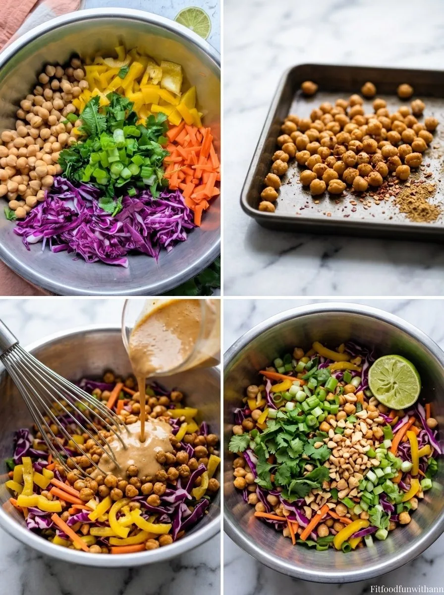 Step 2 — Crunchy Thai Chickpea Salad