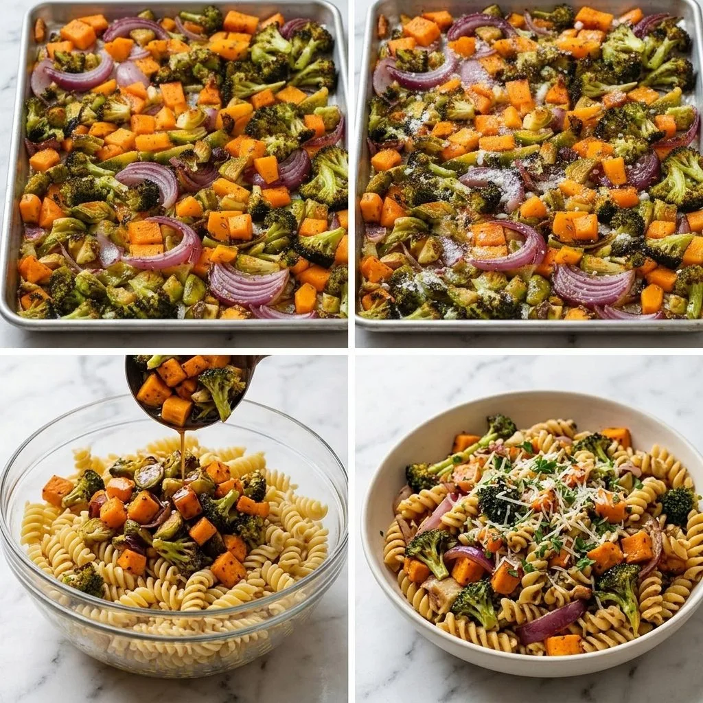 Step 2 — Roasted Vegetable Fall Pasta Salad