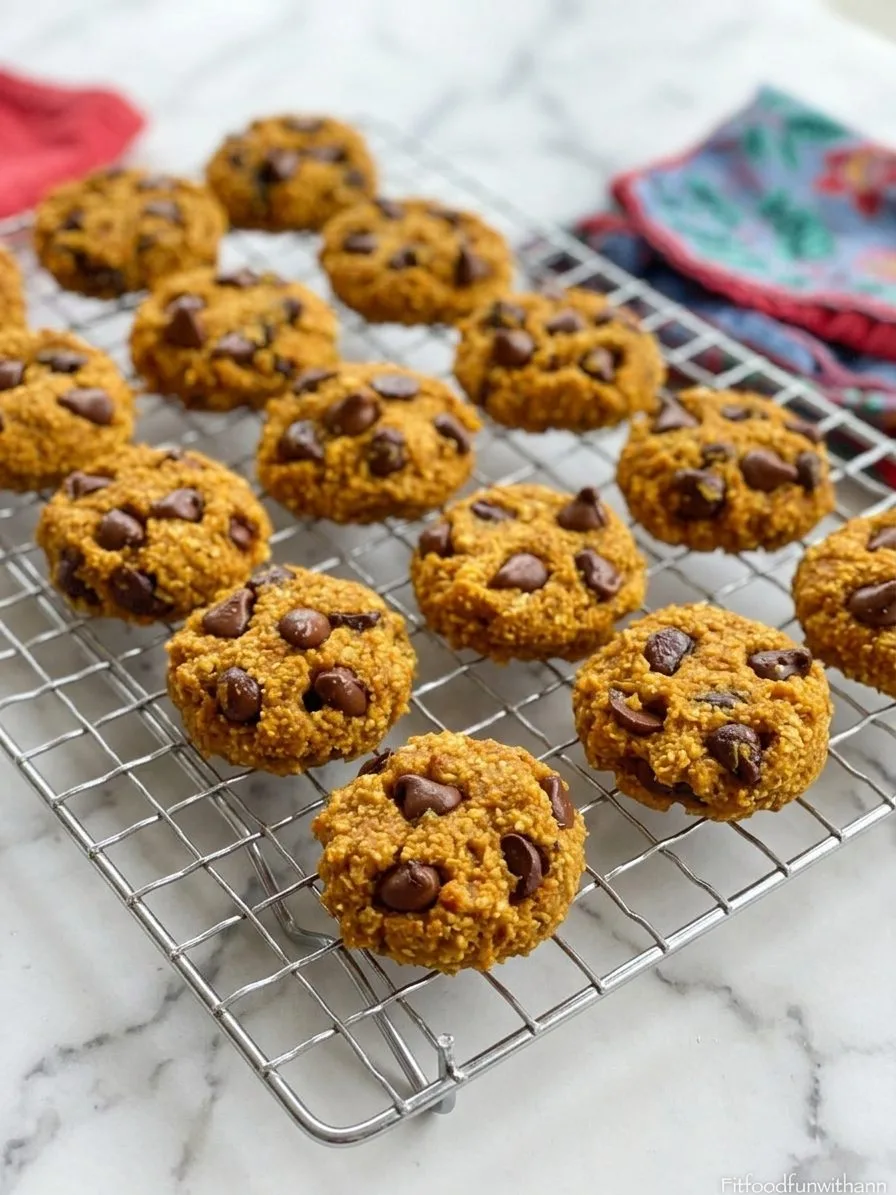 Vegan Pumpkin Oat Cookies (3 Ingredients)