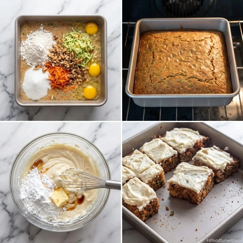 Step 2 — Zucchini Cake Recipe